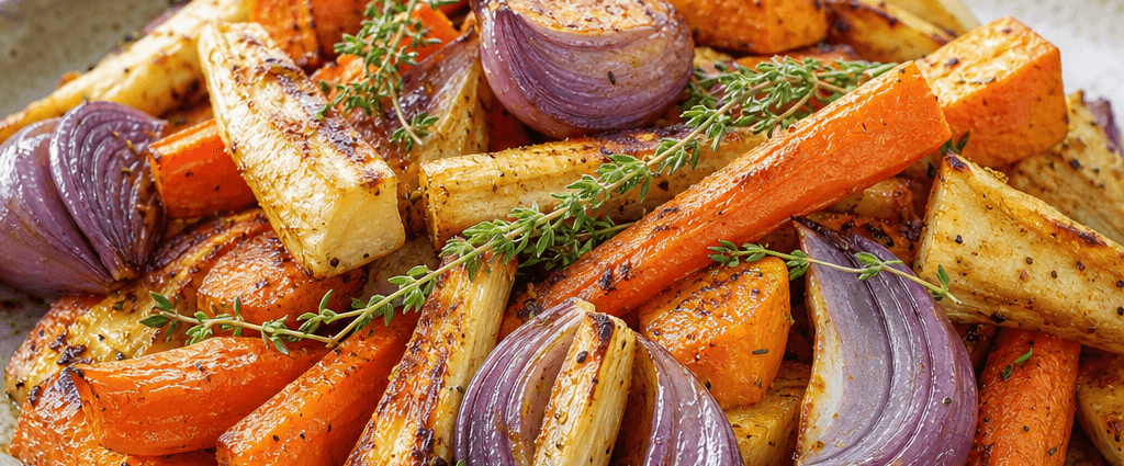Cozy Roasted Root Vegetables with Fresh Thyme