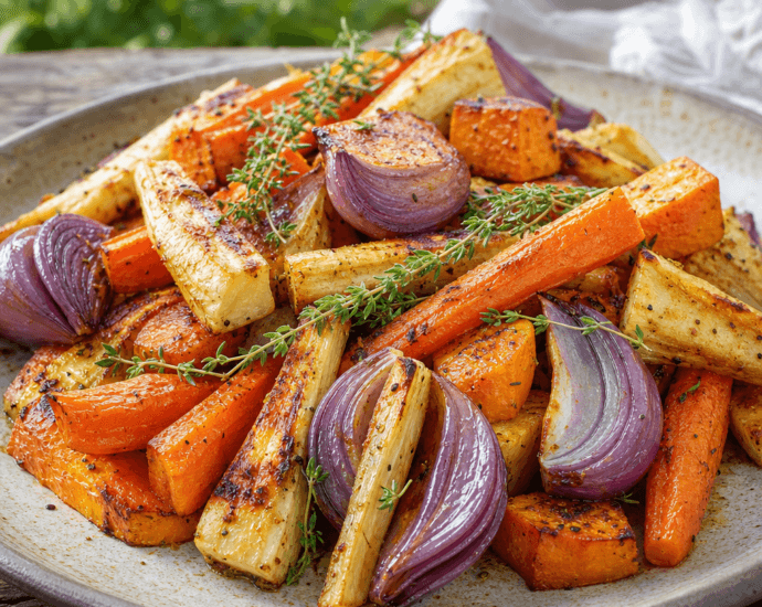 Cozy Roasted Root Vegetables with Fresh Thyme