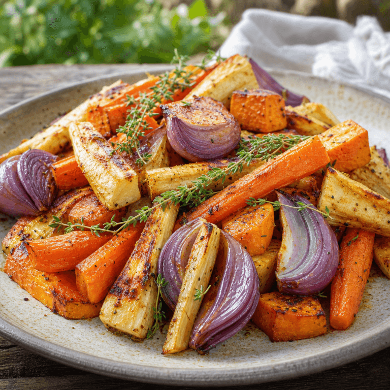 Cozy Roasted Root Vegetables with Fresh Thyme
