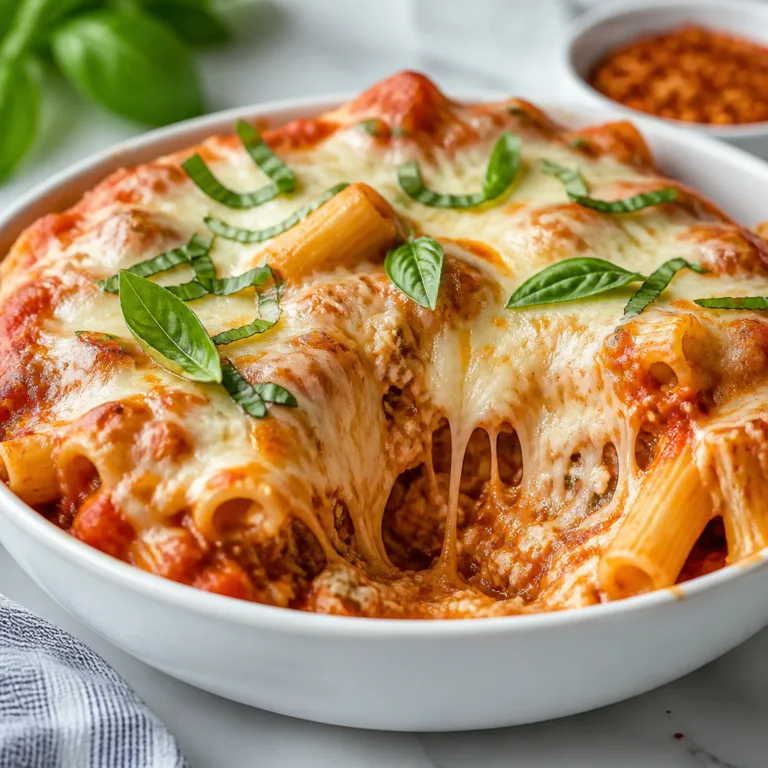 Easy Crockpot Baked Ziti Recipe