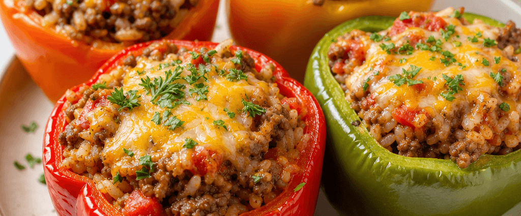 Easy Crockpot Stuffed Peppers Recipe