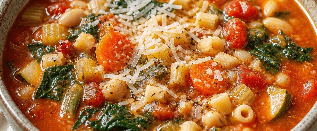 Cozy Crockpot Vegetable Minestrone Recipe