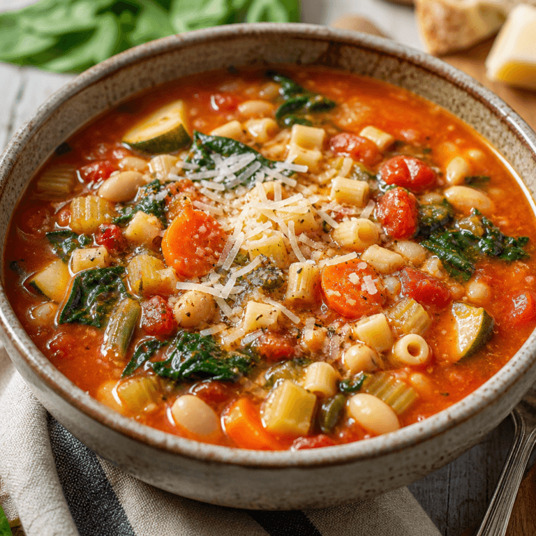 Cozy Crockpot Vegetable Minestrone Recipe