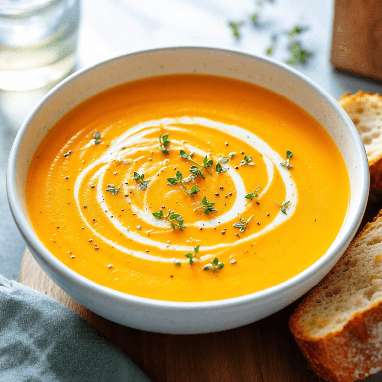 Carrot and Ginger Soup (Silky & Easy)