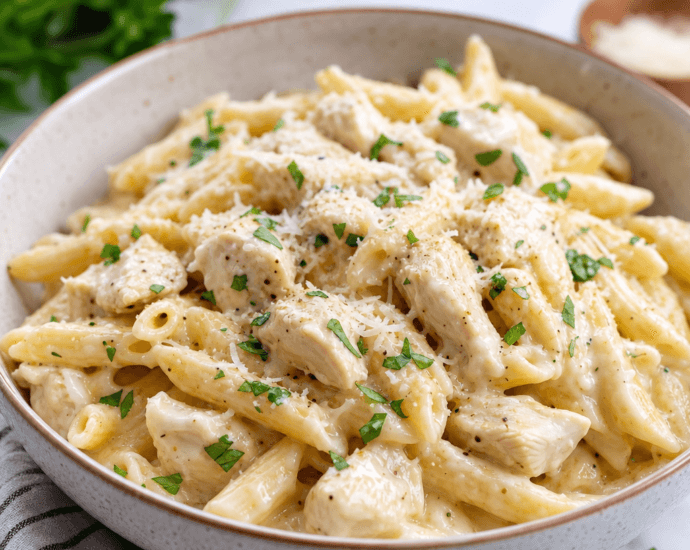 Instant Pot Chicken Alfredo Pasta