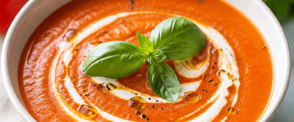 Creamy Comfort Tomato Basil Soup