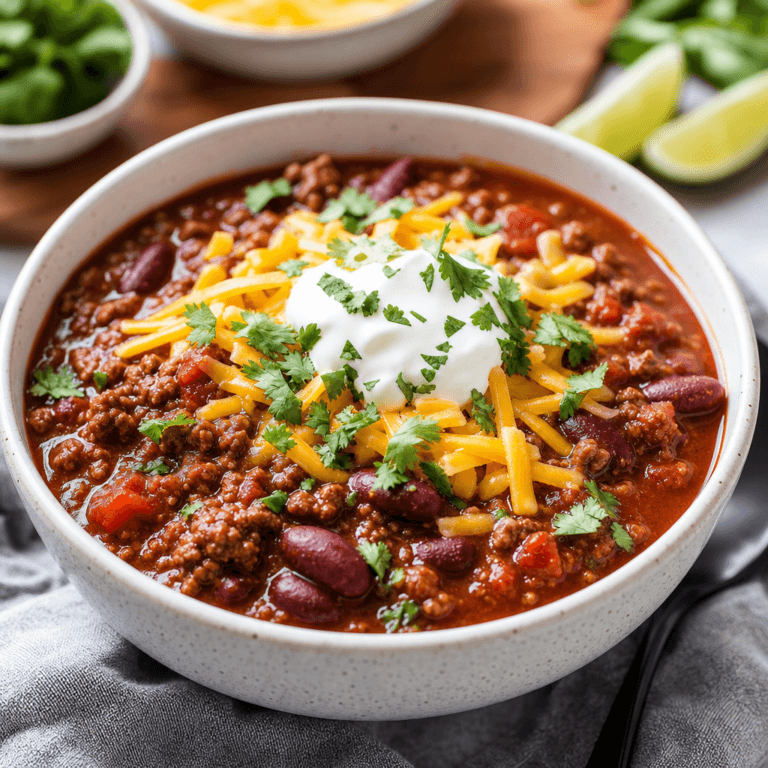 Instant Pot Beef Chili Recipe for Cozy Nights