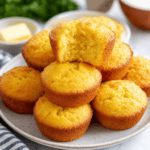 Golden Buttery Cornbread Muffins
