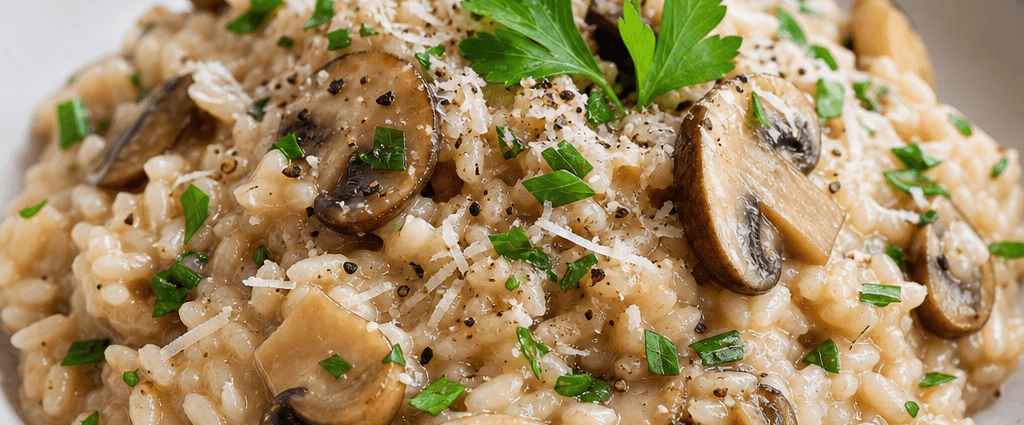 Creamy Instant Pot Mushroom Risotto Recipe