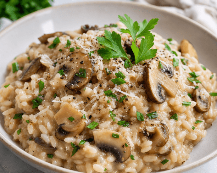 Creamy Instant Pot Mushroom Risotto Recipe