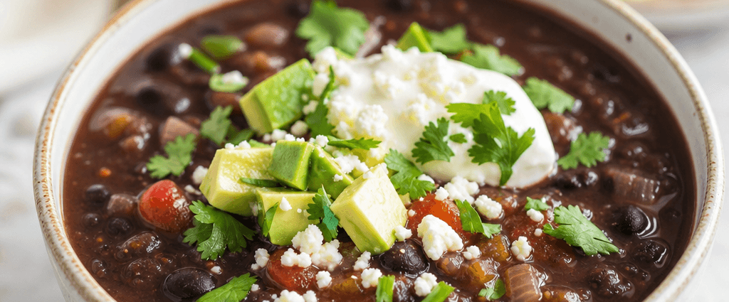 Cozy Instant Pot Black Bean Soup Recipe