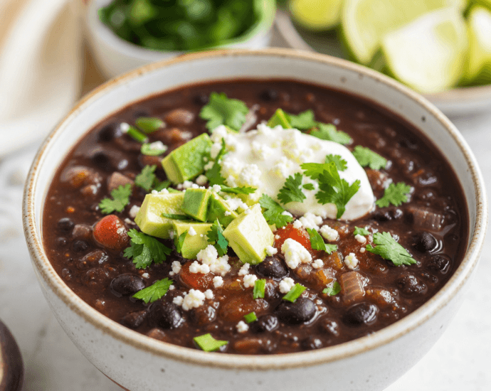Cozy Instant Pot Black Bean Soup Recipe