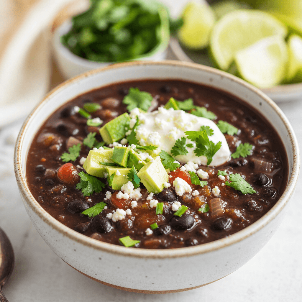 Cozy Instant Pot Black Bean Soup Recipe