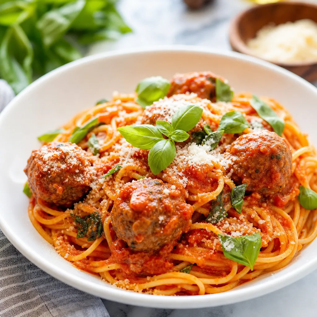 Instant Pot Spaghetti and Meatballs