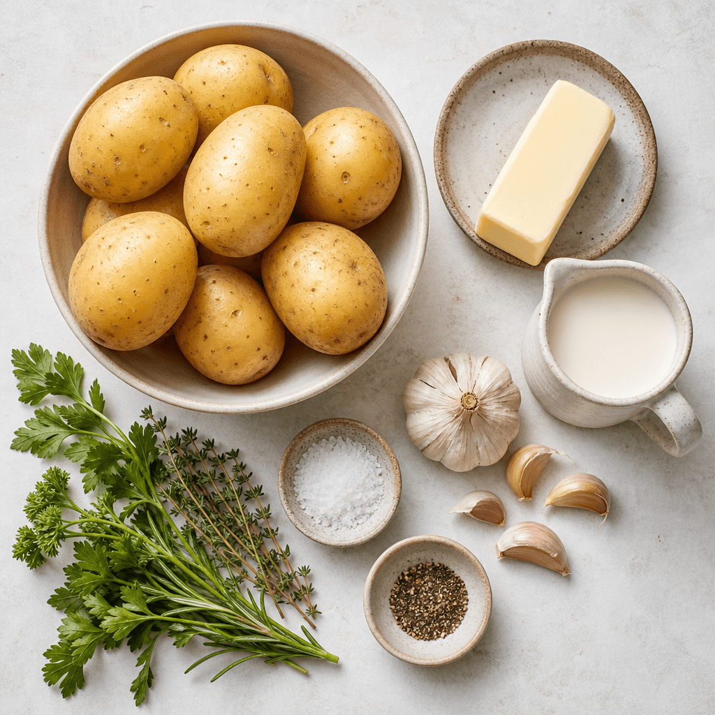 The Ultimate Creamy Mashed Potatoes ingredients