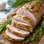 Savory Garlic and Herb Pork Tenderloin Recipe