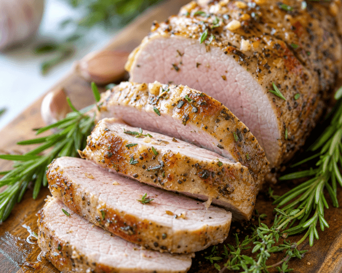 Savory Garlic and Herb Pork Tenderloin Recipe