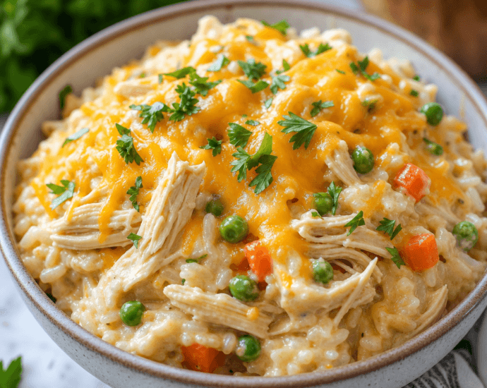 Slow Cooker Chicken and Rice