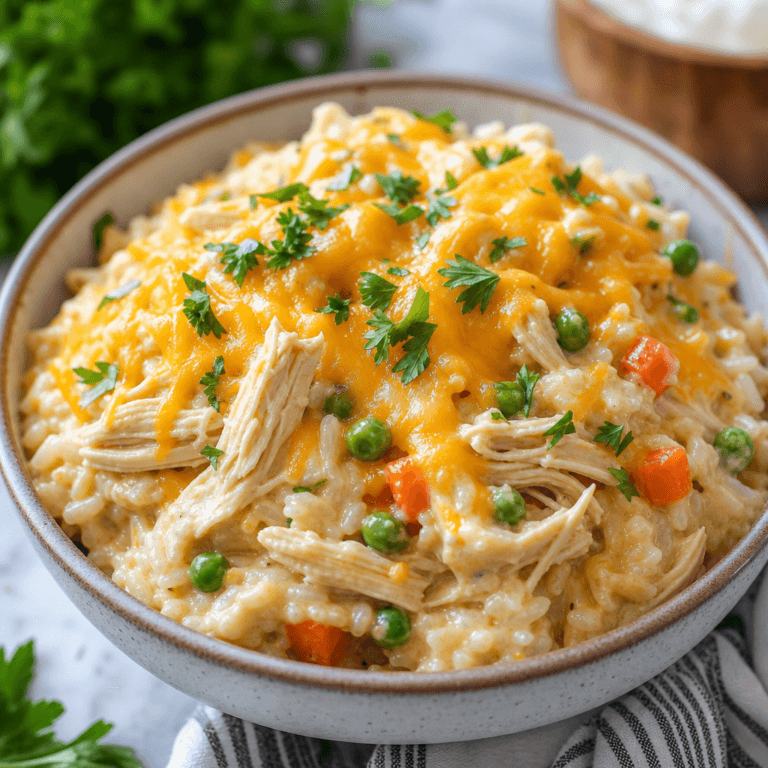 Slow Cooker Chicken and Rice