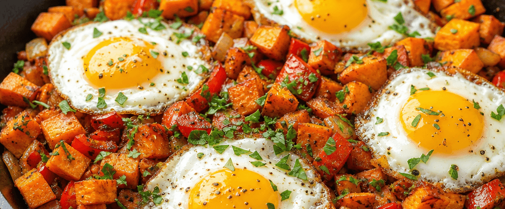 Sweet Potato Hash with Eggs Ready in 30 Minutes