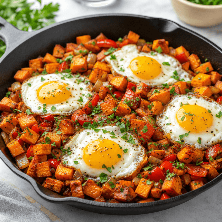 Sweet Potato Hash with Eggs Ready in 30 Minutes