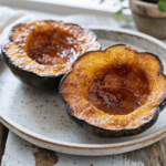 Cozy Baked Acorn Squash with Sweet Brown Sugar
