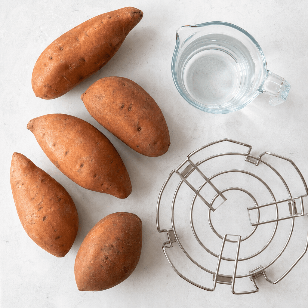 Quick and Easy Instant Pot Sweet Potatoes ingredients