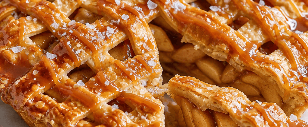 Salted Caramel Apple Pie Perfect for Fall