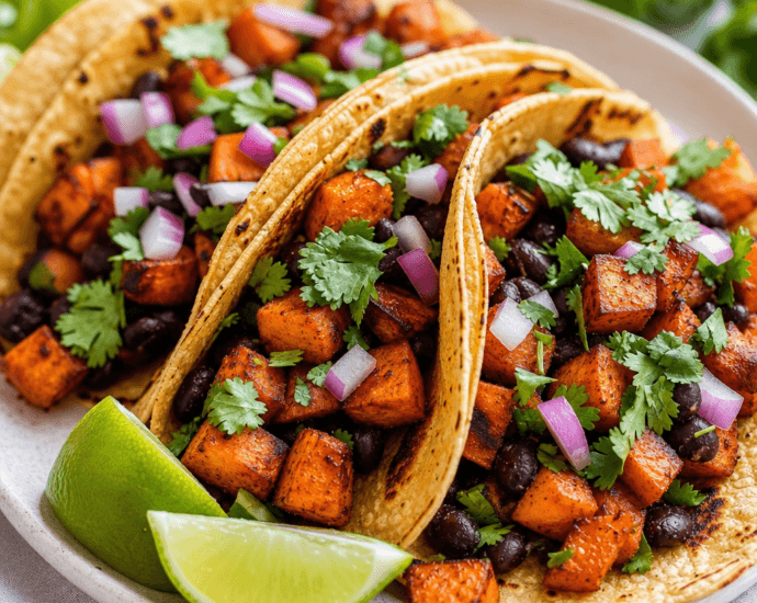 Sweet Potato and Black Bean Tacos