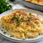 Creamy Parmesan Herb Scalloped Potatoes