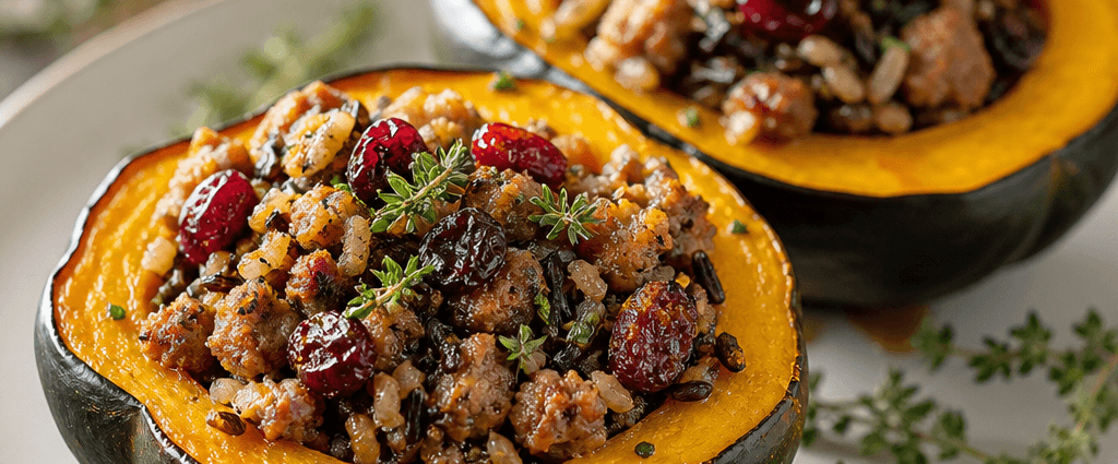 Stuffed Acorn Squash