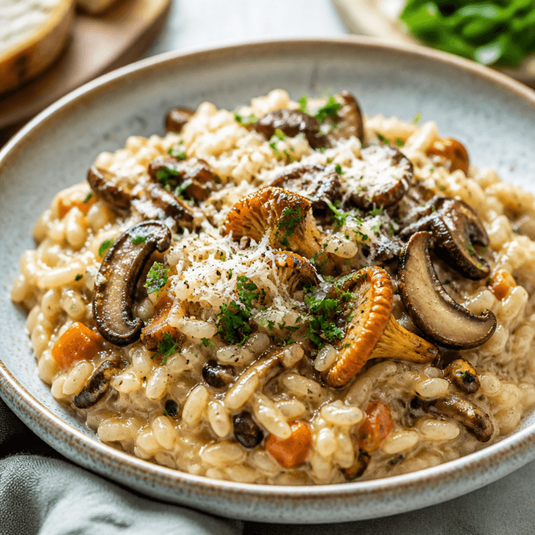 Creamy Wild Mushroom Risotto