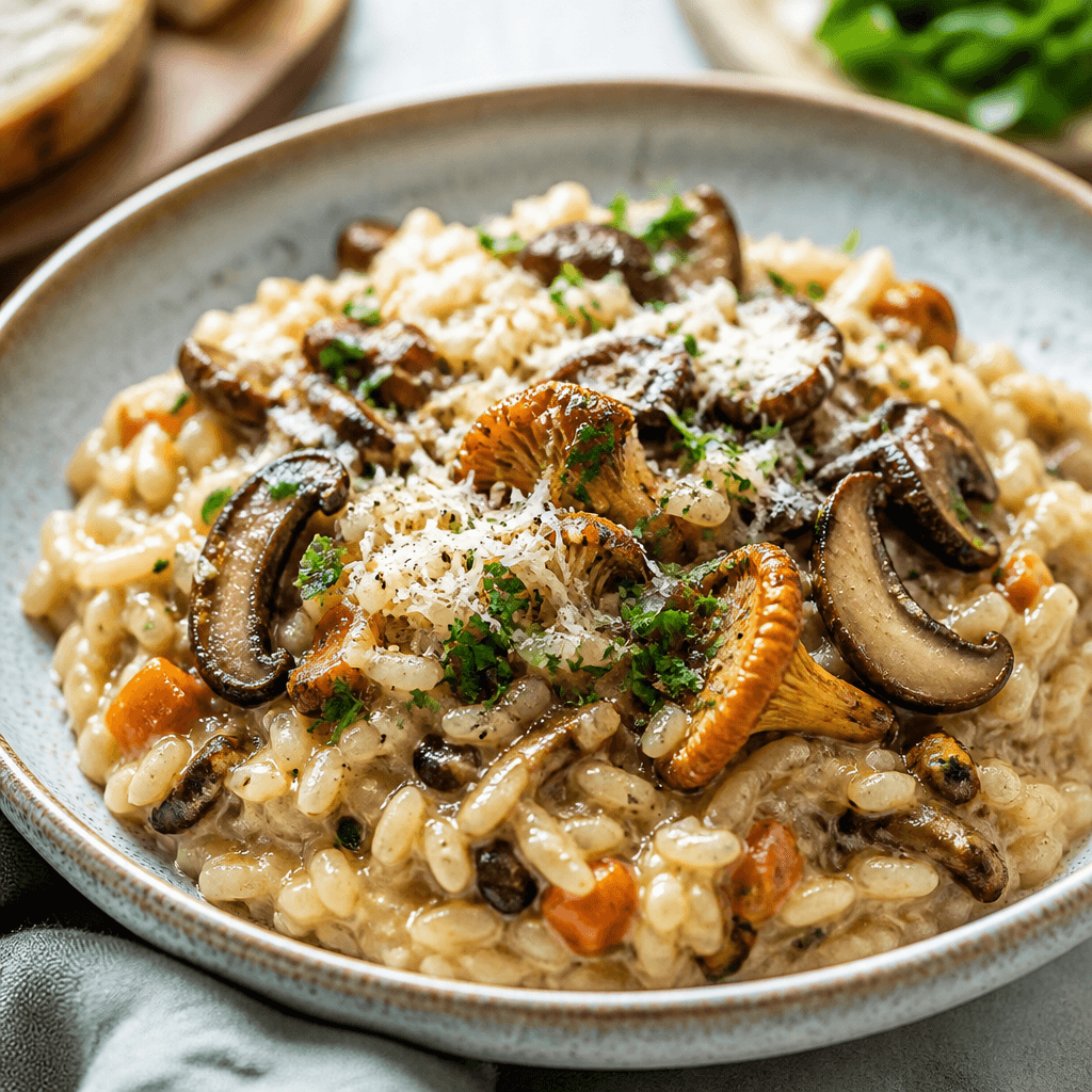 Creamy Wild Mushroom Risotto