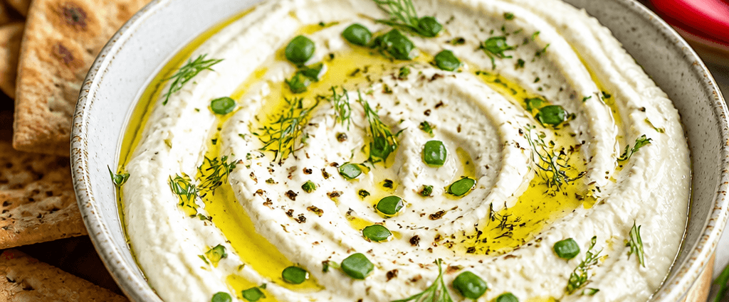 Roasted Garlic and Herb Whipped Feta Dip