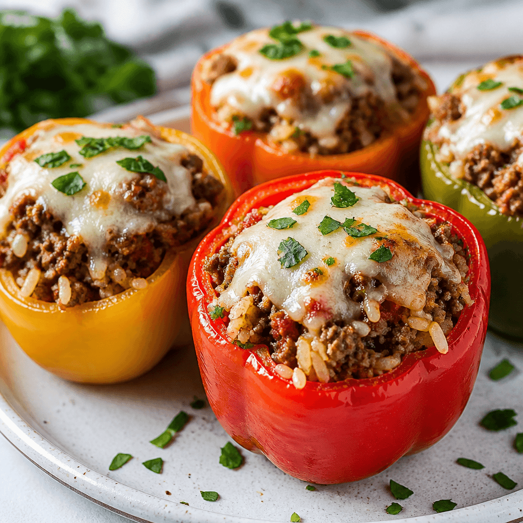 Instant Pot Stuffed Bell Peppers