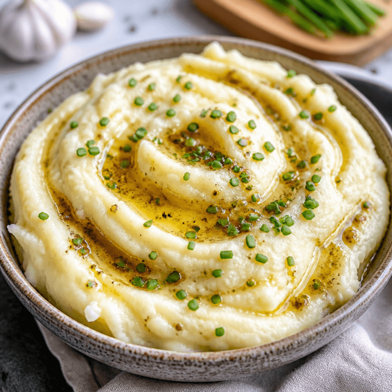 Brown Butter Garlic Mashed Potatoes