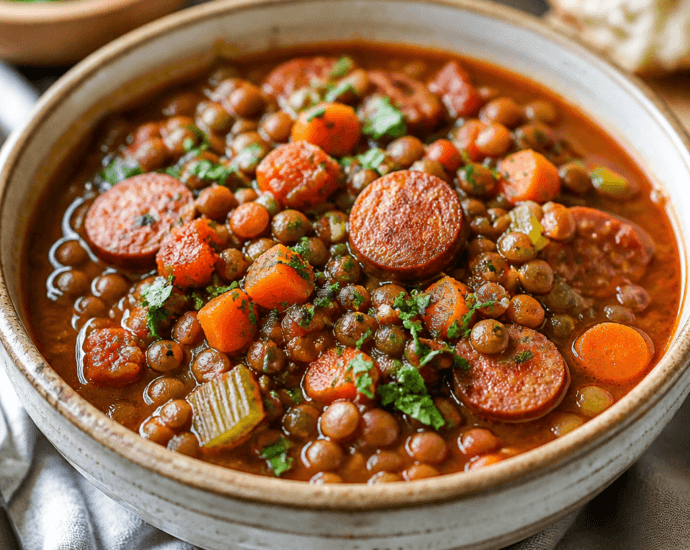 Sausage Lentil Soup