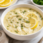 Cozy Greek Avgolemono Soup