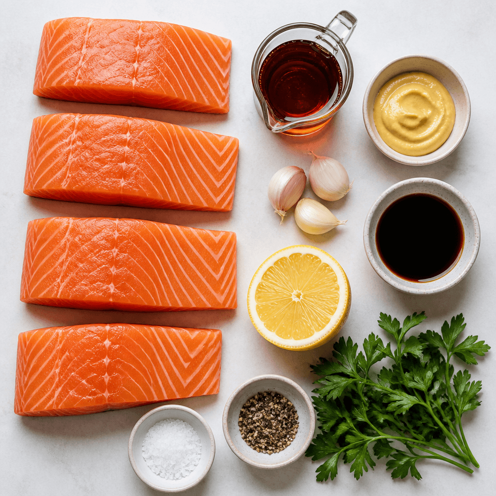 Maple Glazed Salmon ingredients