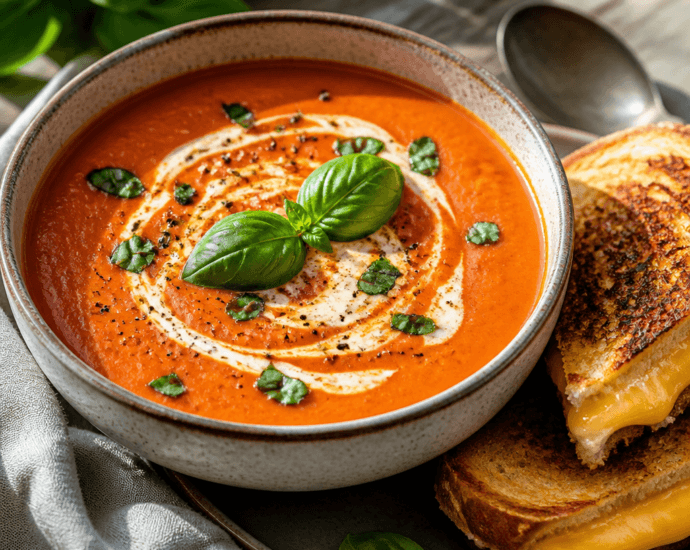 Cozy Instant Pot Tomato Basil Soup