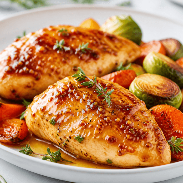Honey Mustard Chicken Recipe (Easy 25-Minute Dinner)