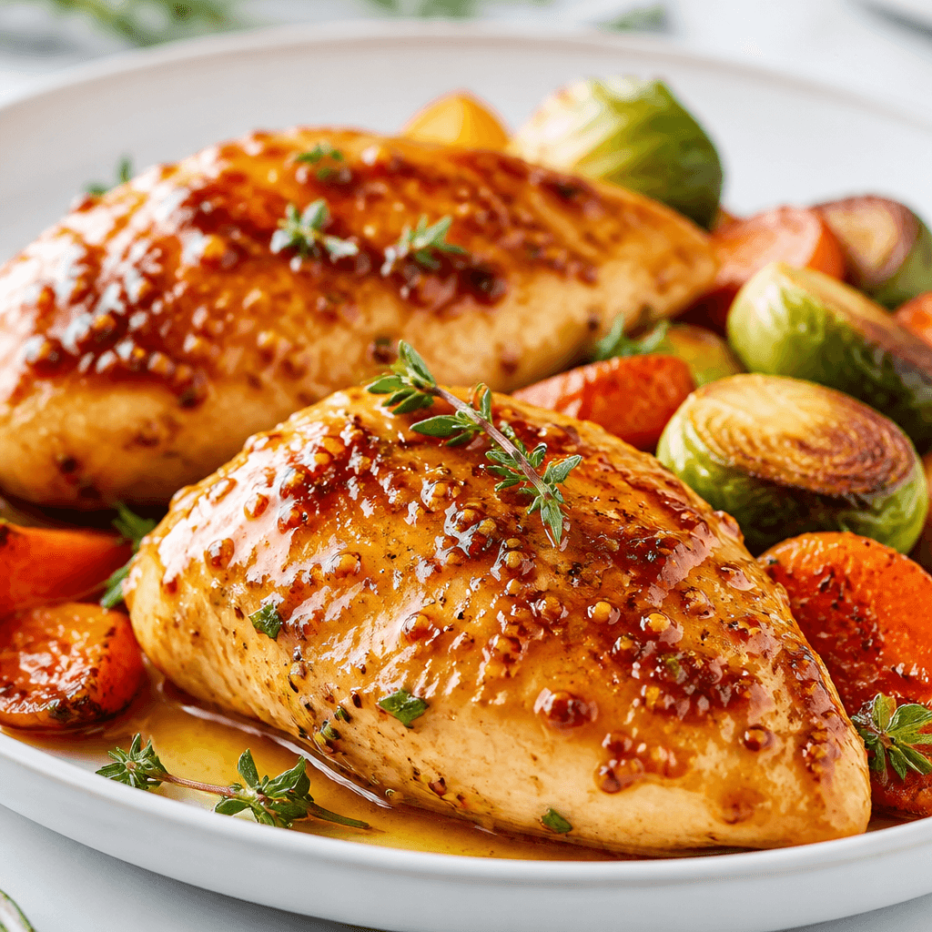 Honey Mustard Glazed Chicken