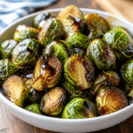 Roasted Brussels Sprouts with Sweet Balsamic Glaze