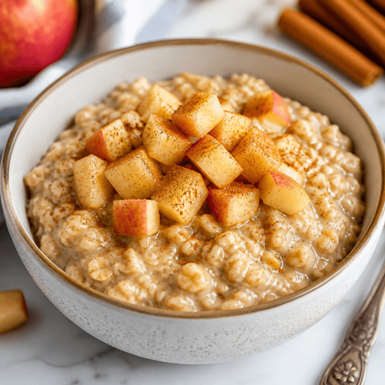 Instant Pot Oatmeal with Apple & Cinnamon (Easy)