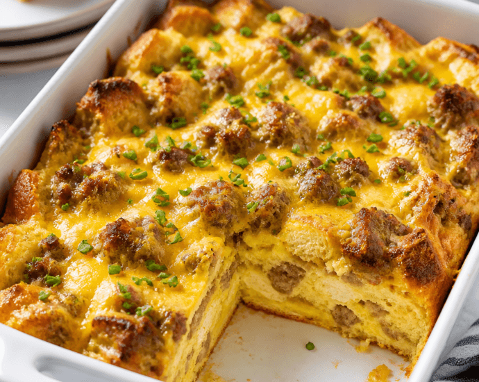Easy Egg and Sausage Breakfast Casserole Recipe
