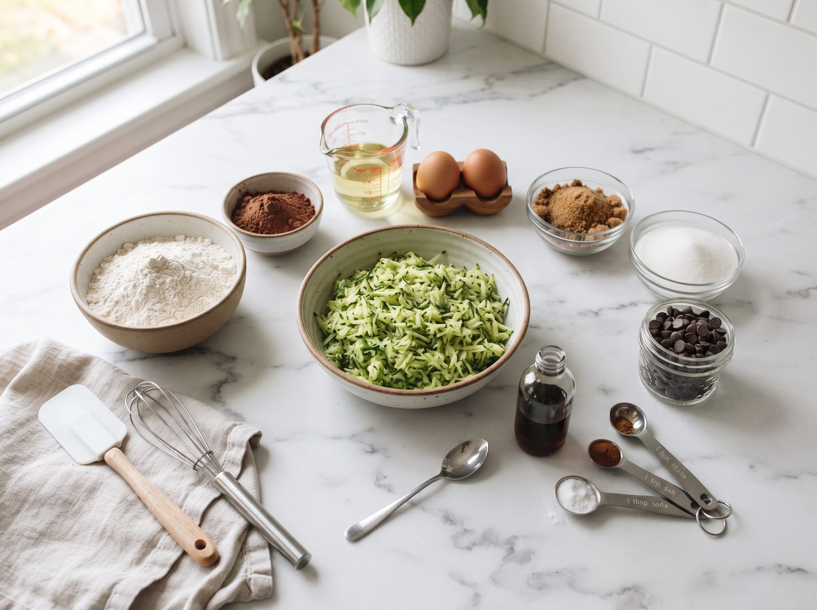 Chocolate Zucchini Muffins: A Secretly Healthy Treat You'll Love ingredients