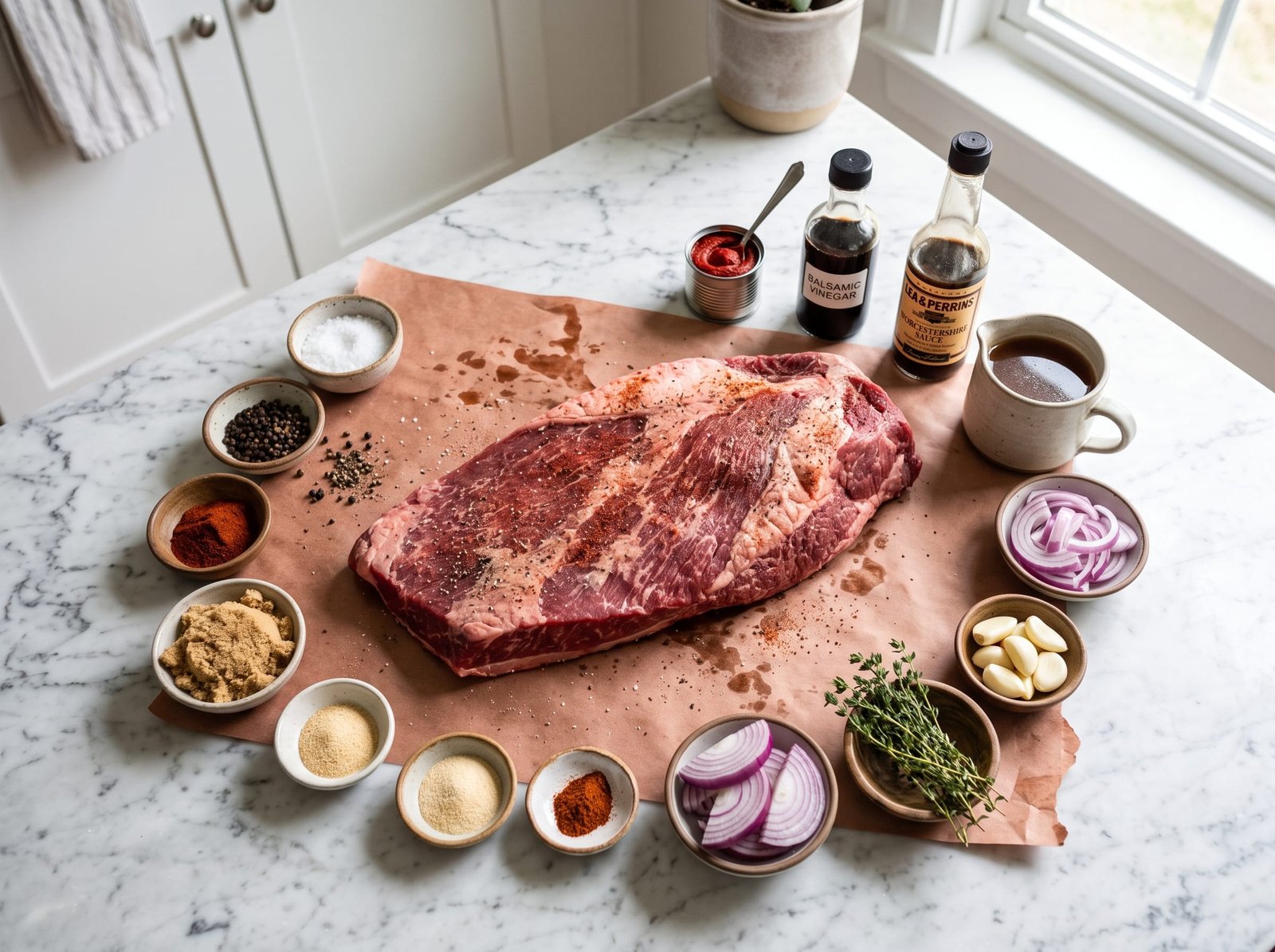 Slow Cooker Beef Brisket: Melt-in-Your-Mouth Tender Every Time ingredients