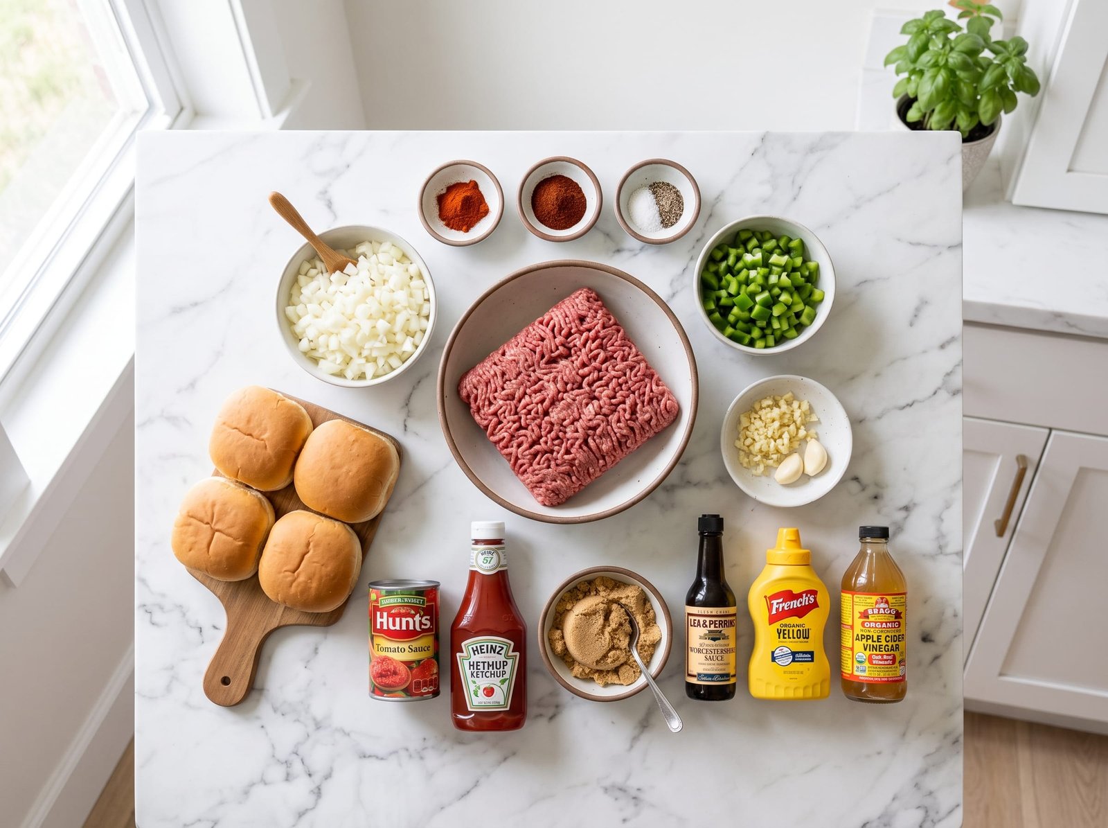 The Best Homemade Sloppy Joes Recipe ingredients