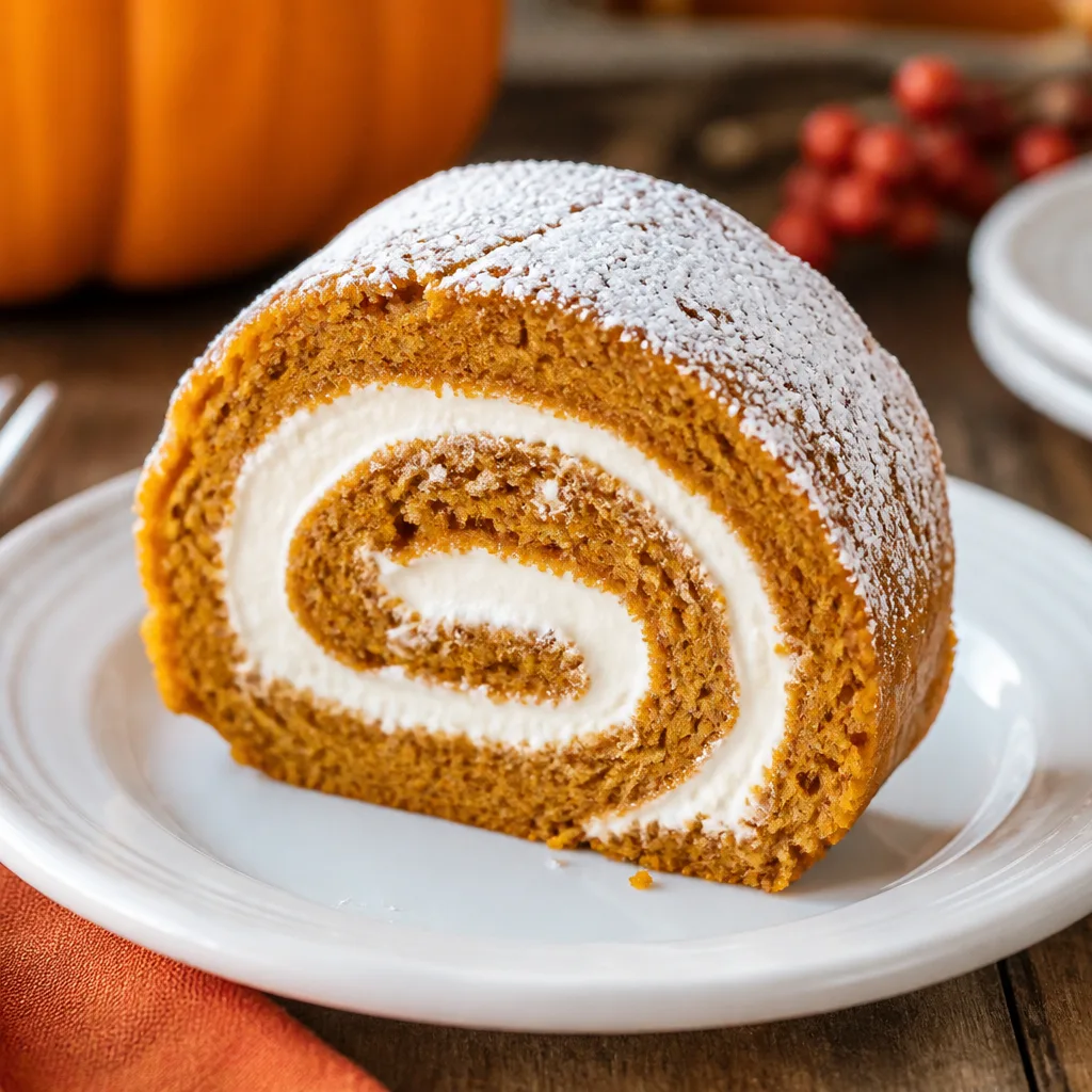 Ultimate Pumpkin Roll with Cream Cheese Filling
