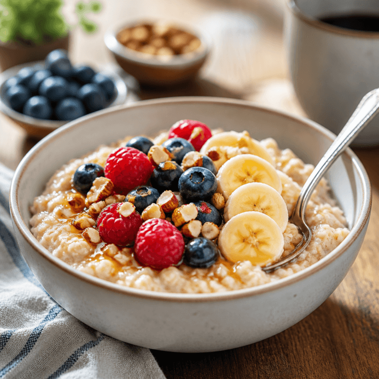 Slow Cooker Overnight Oatmeal for Busy Mornings